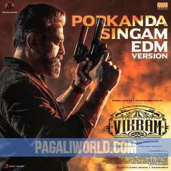 Porkanda Singam Edm Version Poster